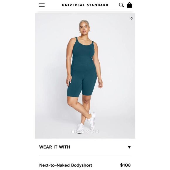 NWT Universal Standard Next-to-Naked Bodyshort - Picture 6 of 6
